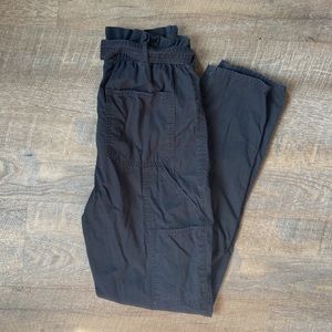 Abercrombie Black High Waisted Cargo Pants